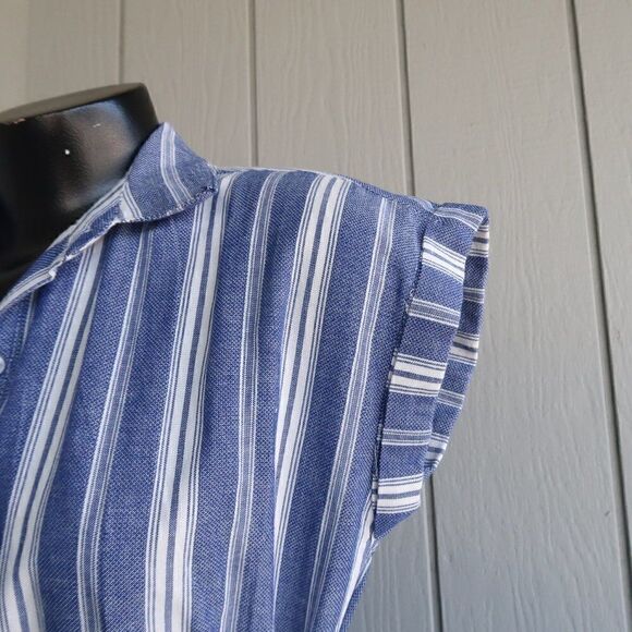 Harper Heritage Striped 100% Cotton Dress - Picture 3 of 14